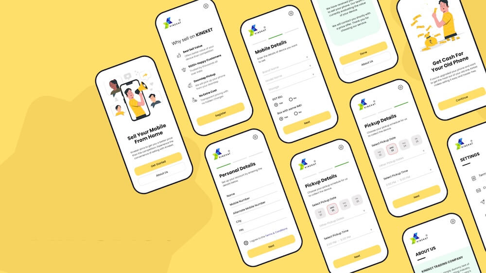 KineKet App Interface Preview